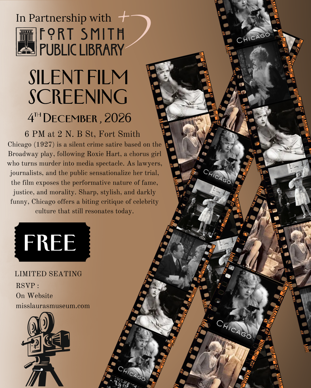 Silent Film Seats