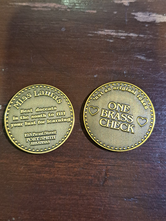 Miss Laura's Gift Shop Tokens