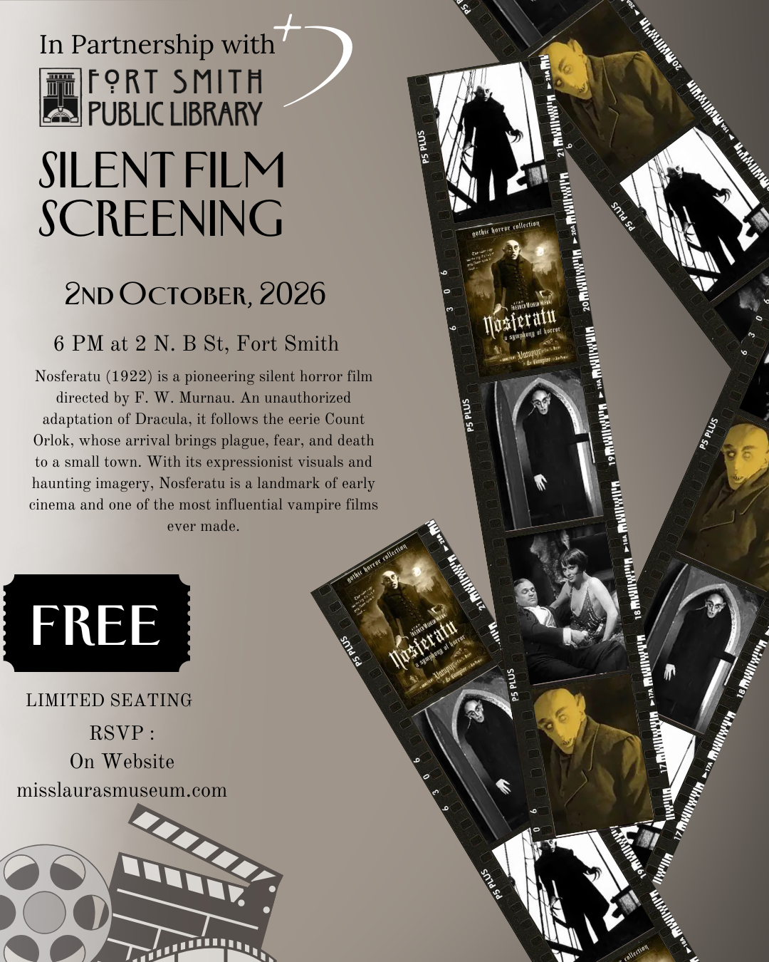 Silent Film Seats