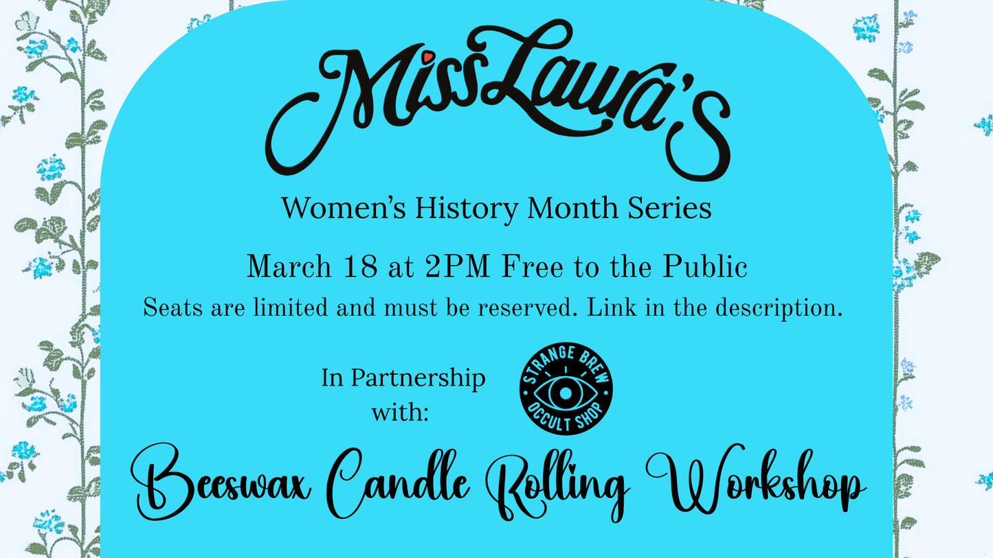March 18 Candle Rolling Workshop