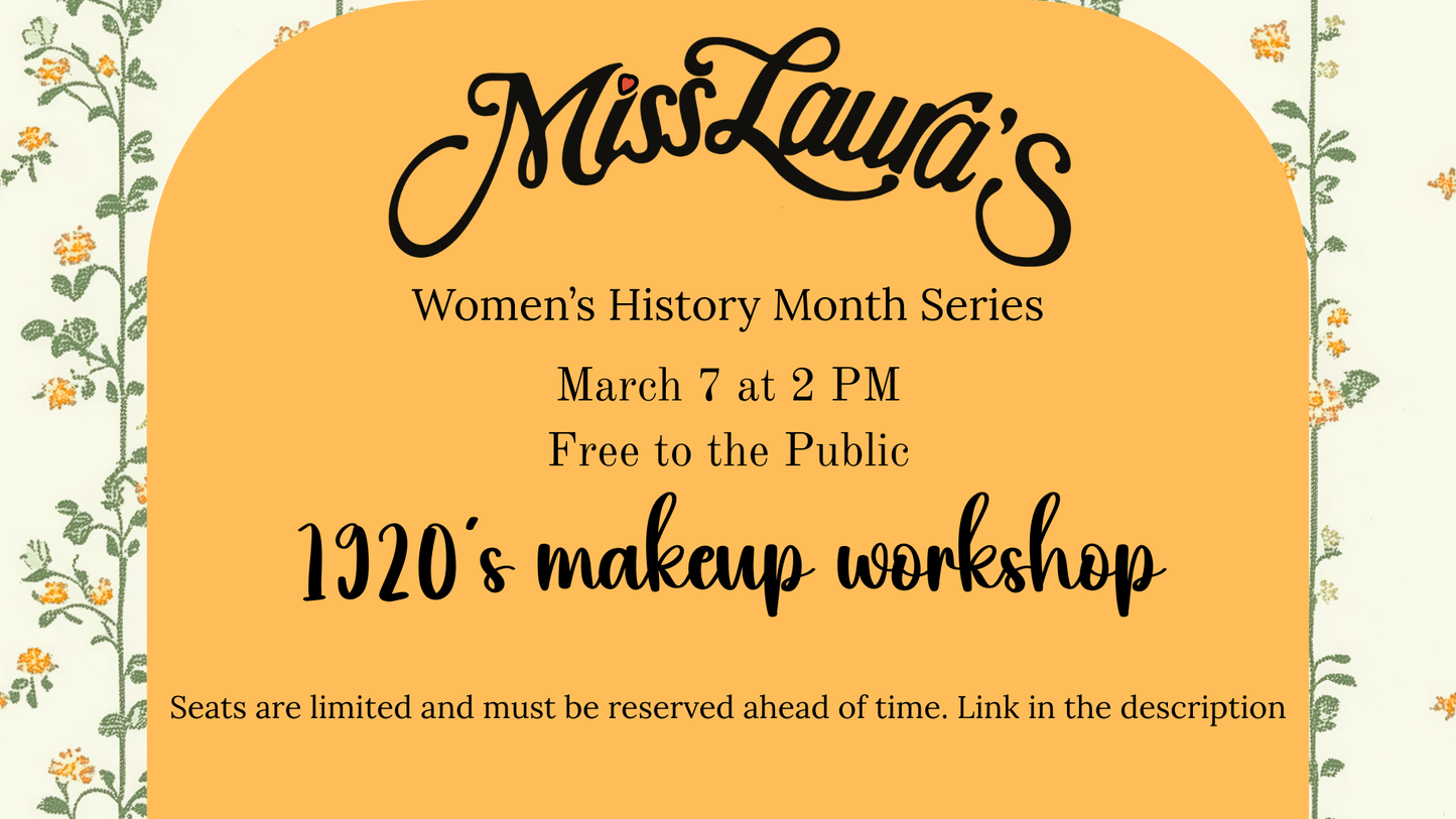 March 7 1920 Makeup Workshop
