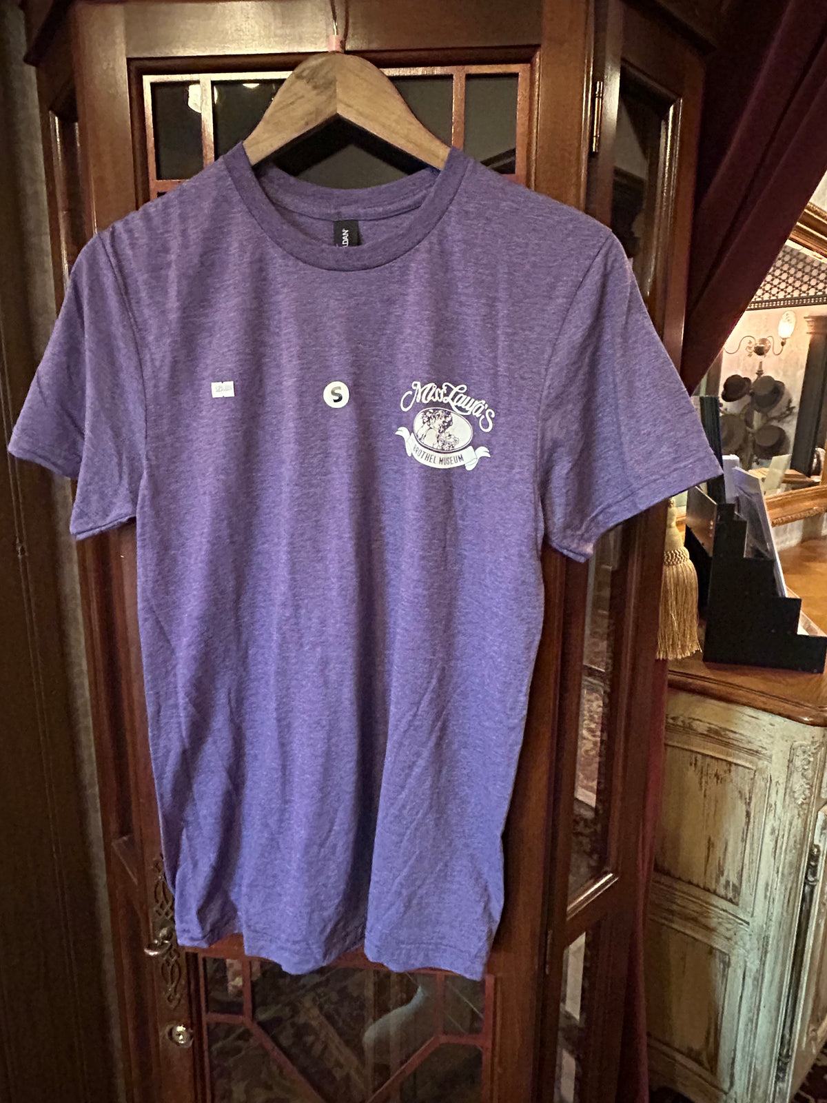 Purple Miss Laura's T-shirt